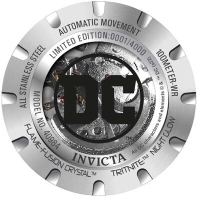 Invicta DC Comics Batman Automatic 52mm 40984 Limited Edition 4000pcs