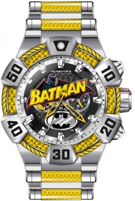 Invicta DC Comics Batman Quartz 52mm 41137