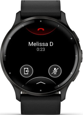 Garmin Venu 3 Slate / Black, Black Leather Band (Premium) (+ náhradní řemínek)