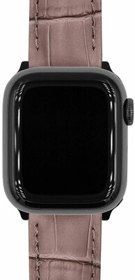 Leather strap Hirsch Duke S 01028337-1, brown, calfskin, length S, Quick Release