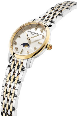 Frederique Constant Slimline Lady Quartz Moonphase FC-206MPWD1S3B