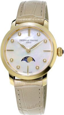Frederique Constant Slimline Lady Quartz Moonphase FC-206MPWD1S5