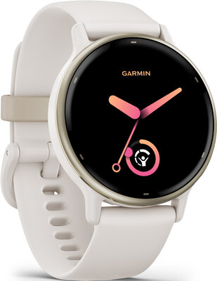 Garmin Vivoactive 5, Cream Gold/ Ivory, Silicone Band