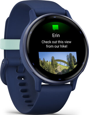 Garmin Vivoactive 5, Navy, Silicone Band