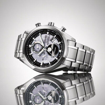 Citizen Sports Eco-Drive Radio Controlled Tsuki-yomi Moonphase Super Titanium BY1010-81H