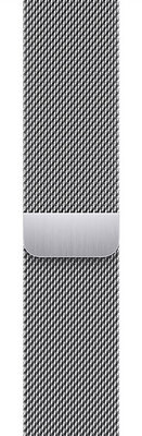 Apple Watch 45mm Silver Milanese Loop