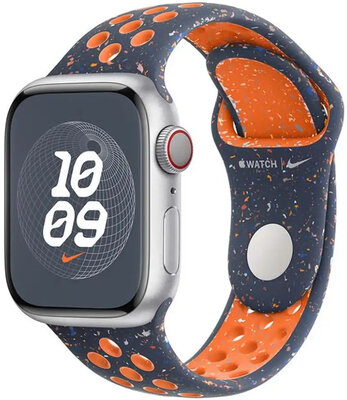 Silicone strap Apple (pro Apple Watch 38/40/41mm), black, Size M/L