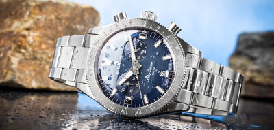 Edox SkyDiver Chronograph Quartz 10116-3-buidn Limited Edition