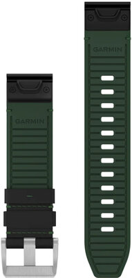 Kožený řemínek Garmin 22mm, Black, QuickFit, 010-13225-09