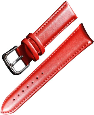 Red leather strap Ricardo Chieti