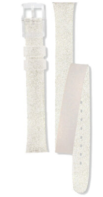 Women's glittter silicone strap for Swatch ALK343