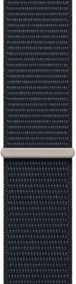 Nylon strap Apple (pro Apple Watch 42/44/45/49mm), black, Size XL