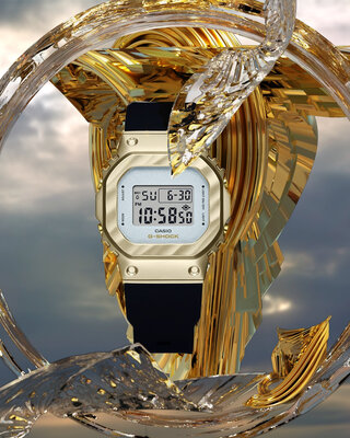 【未使用】 G-SHOCK　GM-S5600BC　レディース 　ゴールド Casio G-Shock Original GM-S5600BC-1ER | Hodinky-365.com