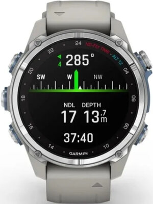 Garmin Descent Mk3 - 43mm, Silver/ Fog Grey