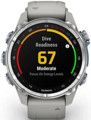 Garmin Descent Mk3 - 43mm, Silver/ Fog Grey