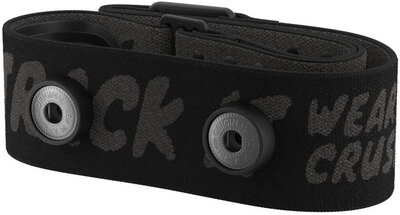 Chest belt without sensor Pro Crush, black, size 2.5 mm, w/o sensor M-XXL