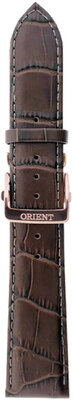Leather strap Orient UL015012P0 22mm (for the model RA-AK00), Brown