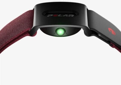 Optical heart rate sensor Polar Verity Sense, red, size S-L