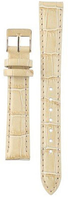 Beige leather strap Orient UL00F012G0, gold buckle (for model RF-QA00)