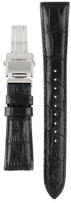 Black leather strap Orient Star UL022012J0, folding clasp (for model RE-AU00)
