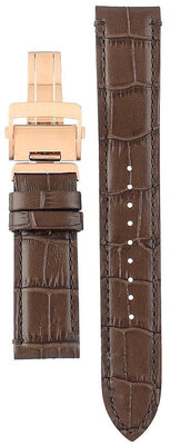 Brown leather strap Orient Star UL00G011P0, folding clasp (for model RE-AT01)