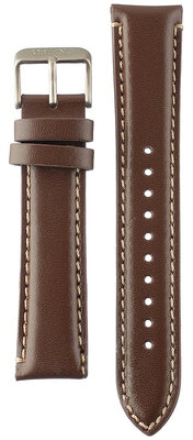 Brown leather strap Orient UL00M011G0, silver buckle (for model RA-AA0D)