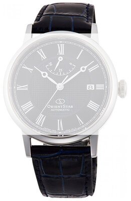 Leather strap Orient Star UL022013J0 20mm (pro RE-AU00), Blue