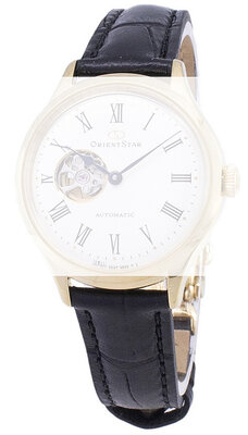 Leather strap Orient Star UL024012K0 14mm (pro RE-ND00), black