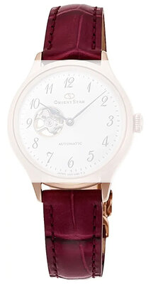 Leather strap Orient Star UL024014P0 14mm (pro RE-ND00), Red