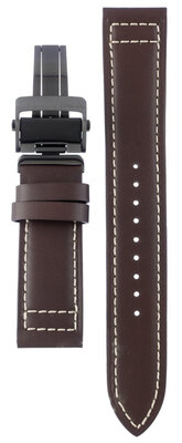 Leather strap Orient Star UL038011M0 21mm (pro RE-AU02), Brown