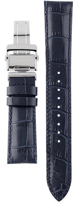 Blue leather strap Orient Star UL027014J0, folding clasp (for model RE-AT00)