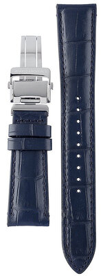 Blue leather strap Orient Star UL031013J0, folding clasp (for model RE-AV01)