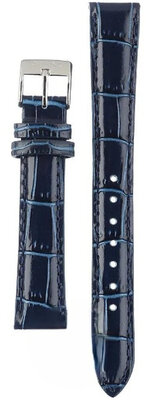 Blue leather strap Orient UL00F013J0, silver buckle (for model RF-QA00)