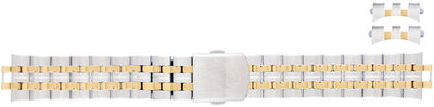 Stainless steel bracelet Orient KDFJLSZ 20mm (for model RA-AB00), bicolor