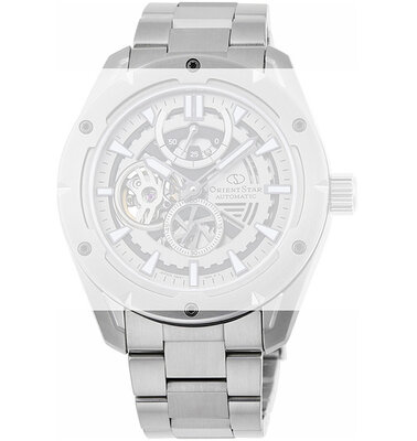 Steel bracelet Orient Star UM00A113J0 21mm (pro RE-AT01, RE-AV0A), Silver