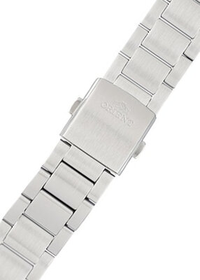 Silver steel bracelet Orient UM034113J0, folding clasp (for model RA-AA0C)