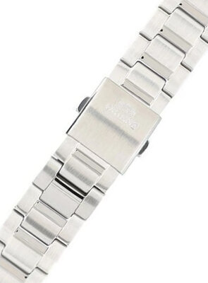 Silver steel bracelet Orient UM036111J0, folding clasp (for model RA-AK03)