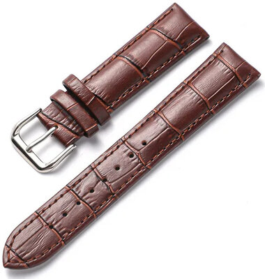 Dark brown leather strap Ricardo Todi
