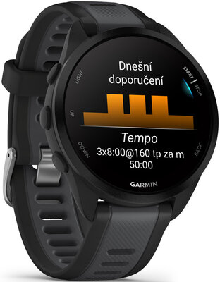 Garmin Forerunner 165 Music, Black/Slate Gray