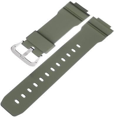 Silicone strap Casio 26mm (for Casio G-Shock GM-5600B), green