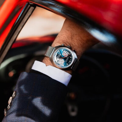 Edox Sportsman Automatic 08202-3bu-buin Limited Edition 600pcs (+ spare strap)