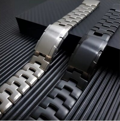Stainless steel bracelet Ricardo 22mm (for Garmin Fenix 8/7/6 (47mm), Epix 2 etc.), silver V1, QuickFit