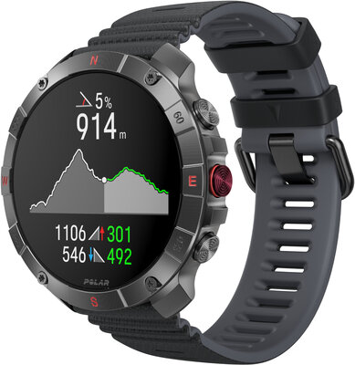 Polar Grit X2 Pro Titan, size M/L (+ replacement strap)
