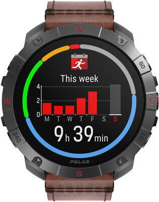 Polar Grit X2 Pro Titan, size M/L (+ replacement strap)