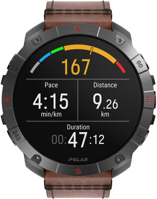 Polar Grit X2 Pro Titan, size M/L (+ replacement strap)
