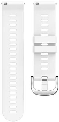 Silicone strap Ricardo 18mm (for Garmin Venu 2S, Vivoactive 4S, Forerunner 265S, Venu 3S etc.), white V1, Quick Release