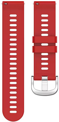Silicone strap Ricardo 18mm (for Garmin Venu 2S, Vívoactive 4S, Forerunner 265S, Venu 3S etc.), red, Quick Release