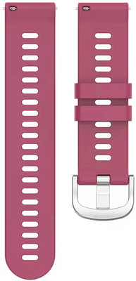 Silicone strap Ricardo 18mm (for Garmin Venu 2S, Vívoactive 4S, Forerunner 265S, Venu 3S etc.), red V1, Quick Release
