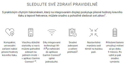 Garmin BPM Index Smart Blood Pressure Monitor