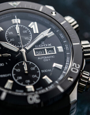 Edox CO-1 Chronograph Automatic 01128-3NRCA-NN